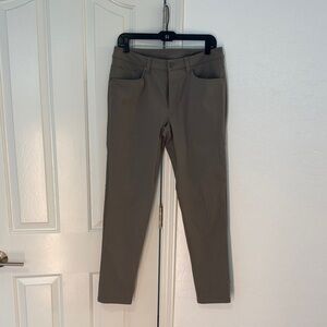 LULU LEMON Gray Sage ABC Pants NWOT
